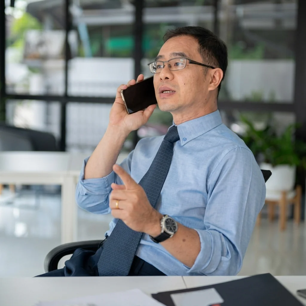 A senior operator reviewing licensing documentation across three jurisdictions.