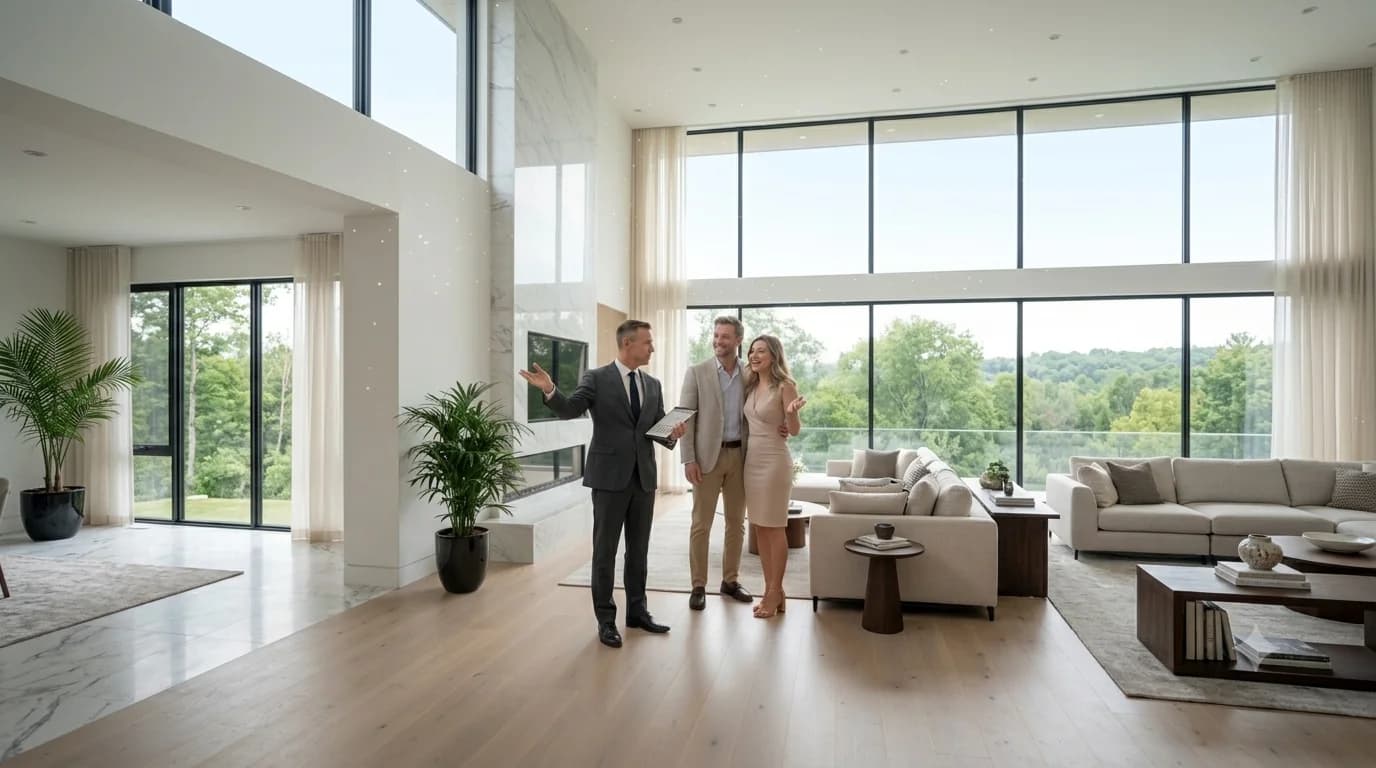 A private residence at the point where family and staff coexist.